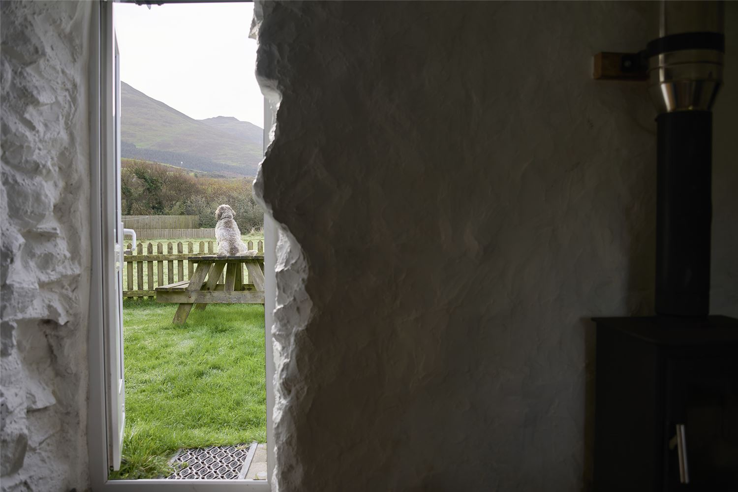 Stables - view to garden