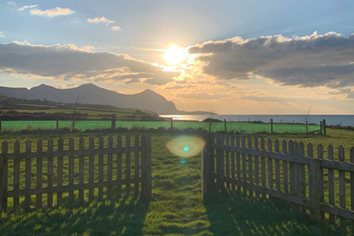 Hayloft - view from the garden